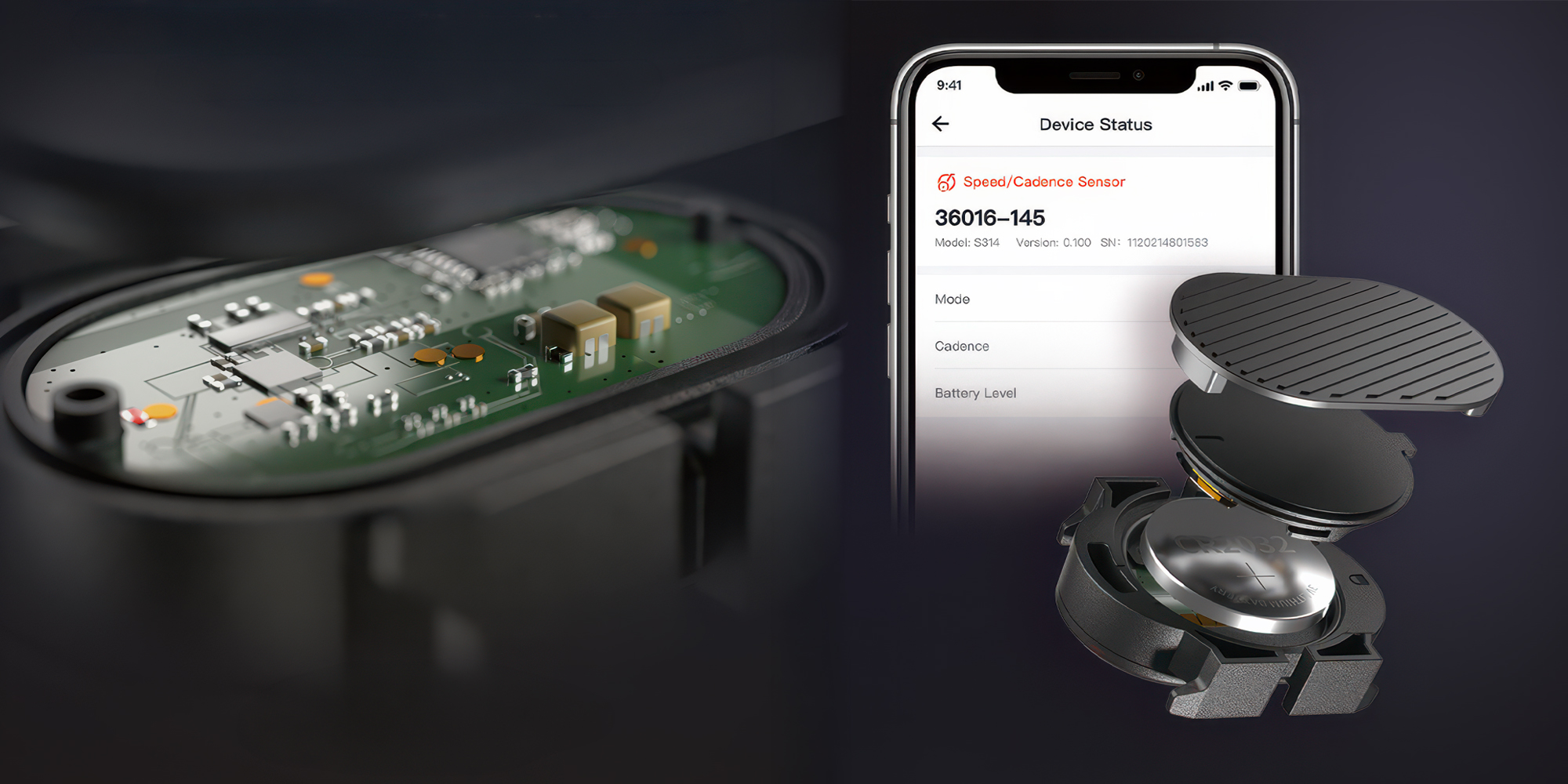 Czujnik prędkości i kadencji Magene S314